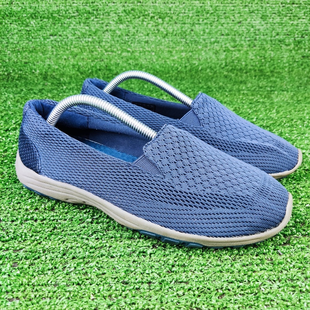 Skechers Shoes Women 6 Navy 158380 Relaxed Fit Air-Cooled Memory Foam Slip On